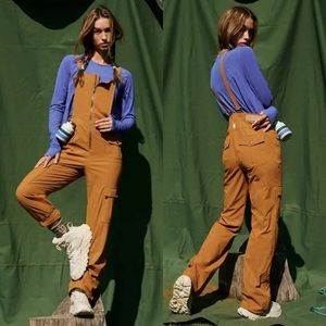 NWT Free People Movement Cascade Overall Jumpsuit